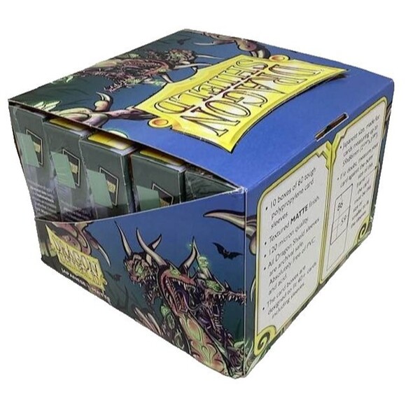 Dragon Shield Japanese Sz Eucalyptus Green Card Sleeves Case 10 Boxes Lehel NEW - Picture 8 of 10
